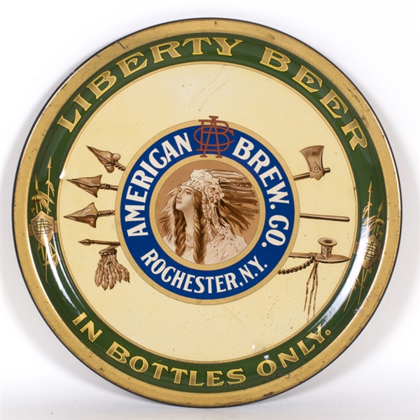 American Brewing Native American Arrows Liberty Beer Tray