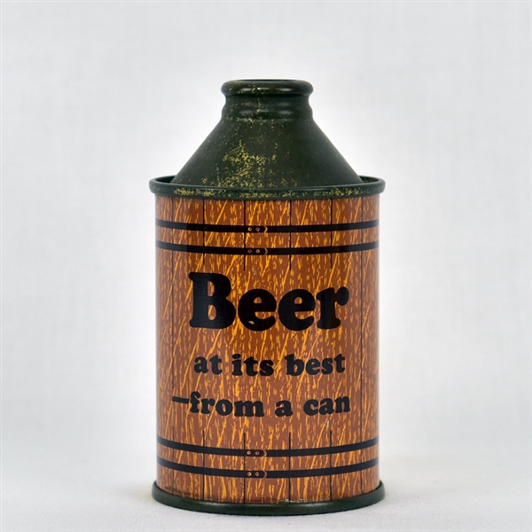 “Beer” Early British Salesman Sample Cone Top Can