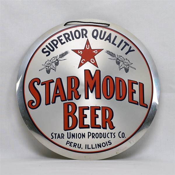 Star Model Beer Aluminum Leyse Sign