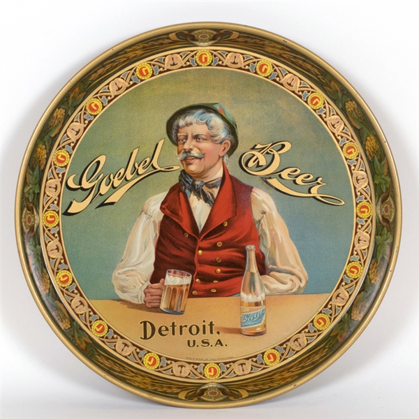 Goebel Beer Serving Tray Detroit