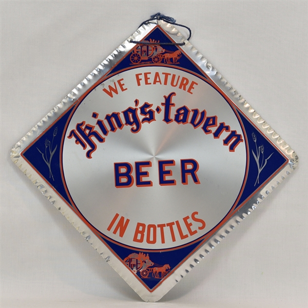 King’s Tavern Beer Aluminum Leyse Sign