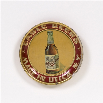 Eagle Beer Utica Peerless Lager Bottle Tip Tray