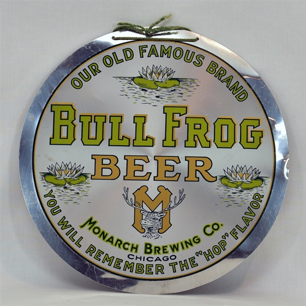 Bull Frog Beer Aluminum Leyse Sign