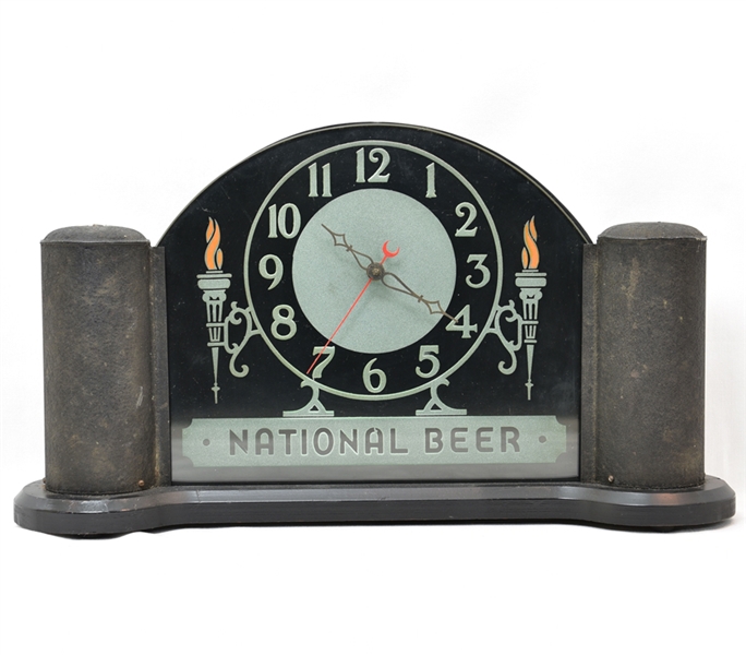 National Beer Illuminated Clock