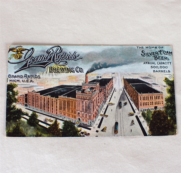 Grand Rapids Brewing 1912 Postcard