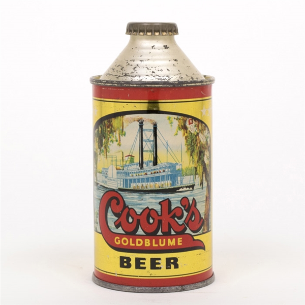 Cooks Goldblume Beer Cone Top Can