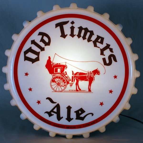 Old Timers Ale Crown Lighted Sign