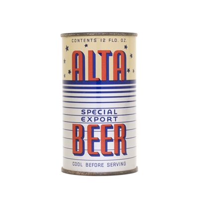 Alta Export Beer Can 35