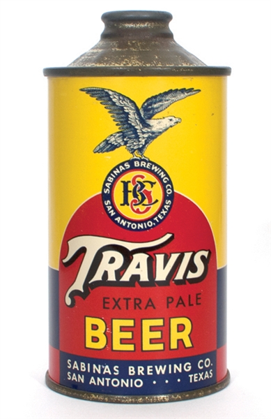 Travis Extra Pale Beer Low Profile Cone Top Can