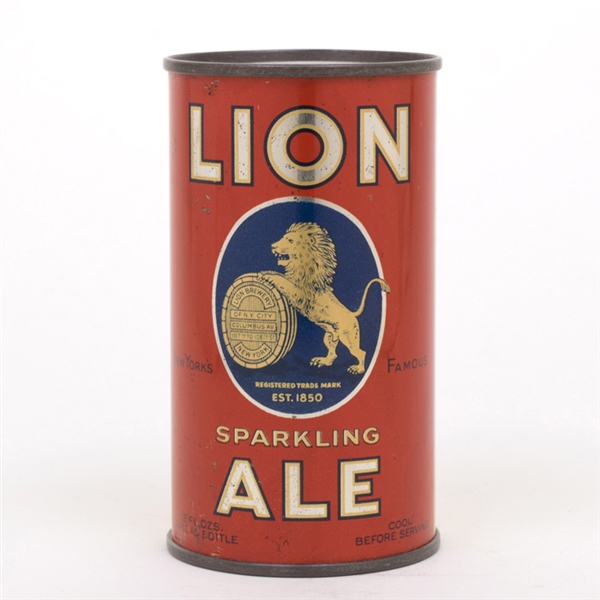 Lion Sparkling Ale Instructional Flat Top Can