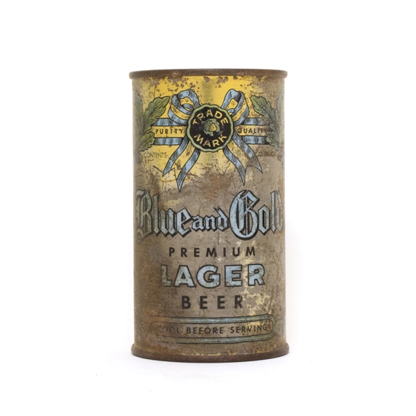Blue & Gold Lager Can 119