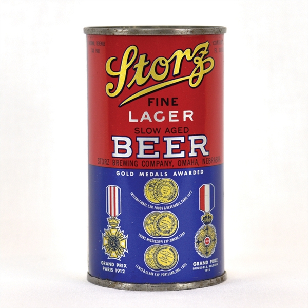 Storz Lager Beer Flat Top Can