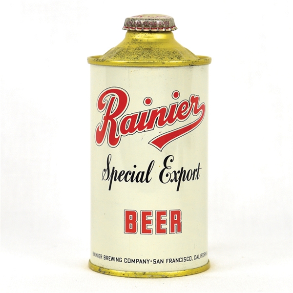 Rainier Special Export Cone Top Beer Can