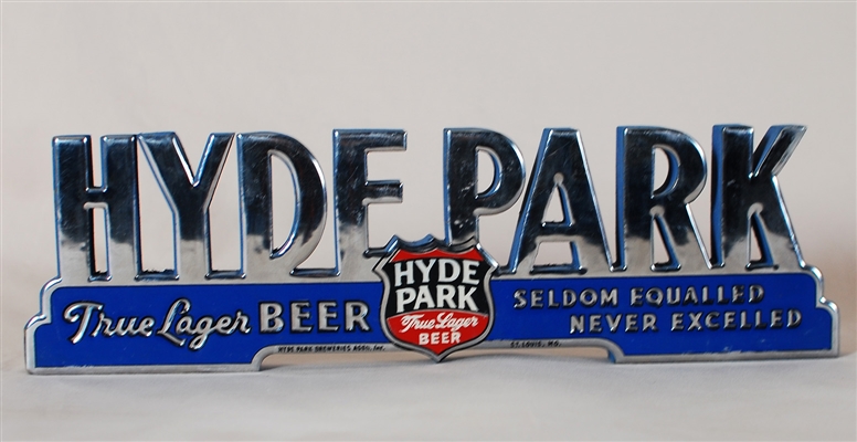 Hyde Park True Lager Fayle Shelf Sign