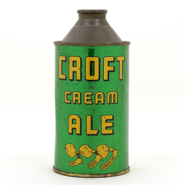 Croft Cream Ale Lemonheads Cone Top Beer Can
