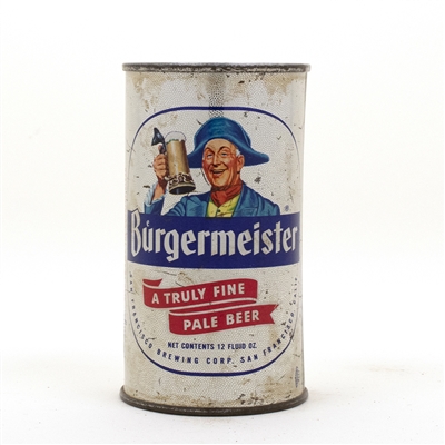 Burgermeister Musical Wind-up Flat Top Beer Can