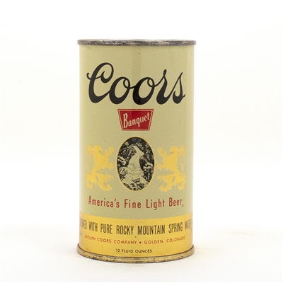 Coors Flat Top Beer Can