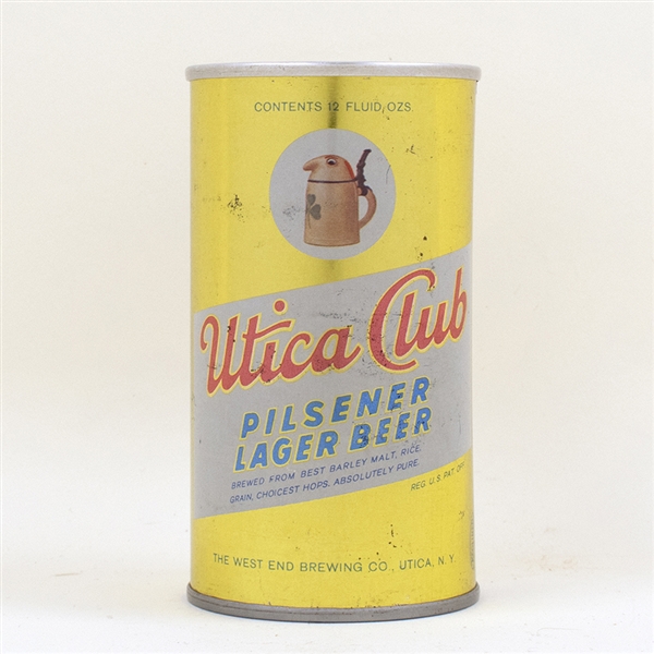 Utica Club Beer Zip Top Can