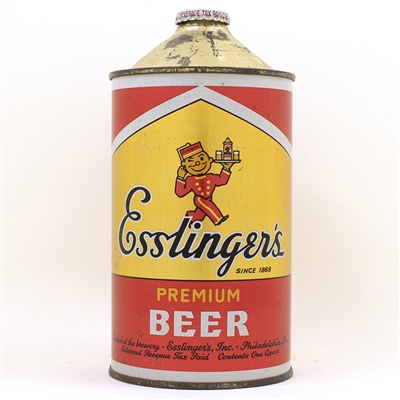 Esslingers Beer Quart Cone Top Can