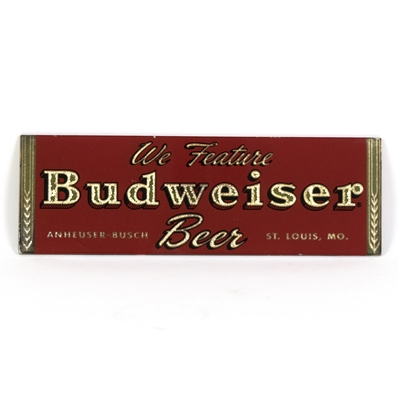 Budweiser Beer Small Reverse Painted Sign