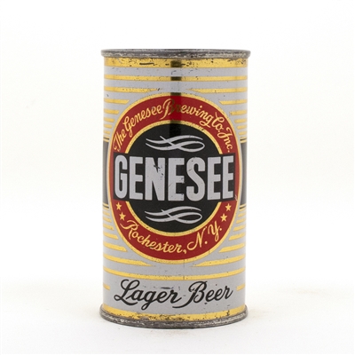 Genesee Lager Flat Top Beer Can