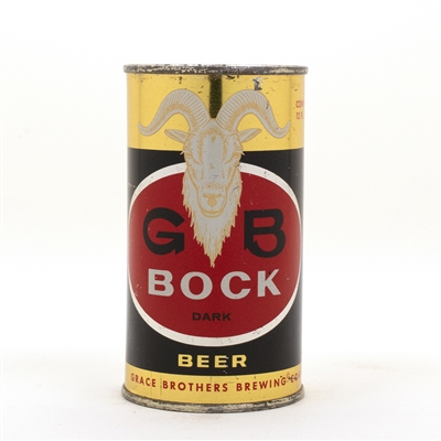 GB Bock Flat Top Beer Can
