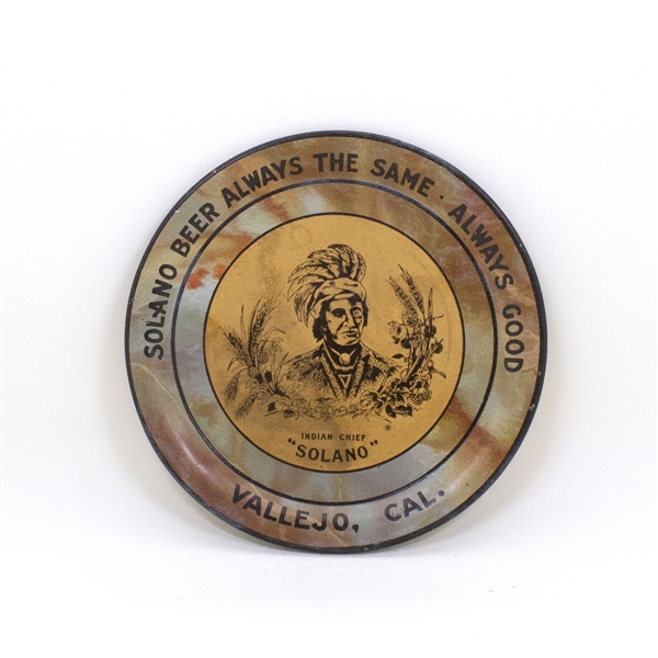 Solano Indian Chief Vallejo Tip Tray