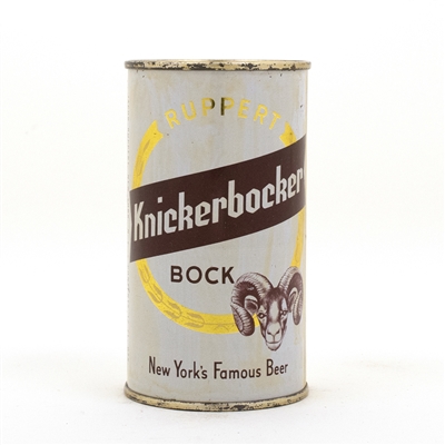 Ruppert Knickerbocker Bock Flat Top Beer Can