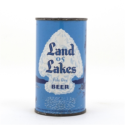 Land of Lakes Flat Top Beer Can
