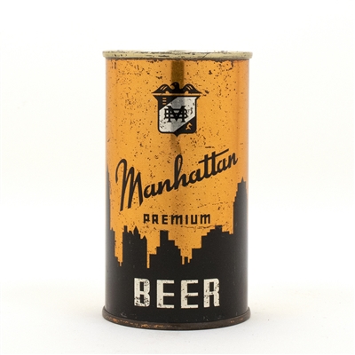 Manhattan Beer Opening Instruction Beer Can