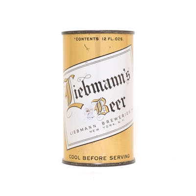 Liebmanns Beer ACTUAL CLASS/USBC BOOK