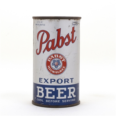 Pabst Export Opening Instruction Beer Can