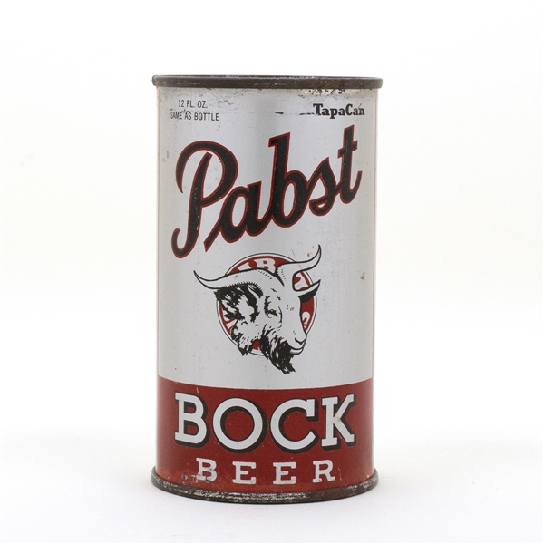 Pabst Bock Opening Instruction Beer Can