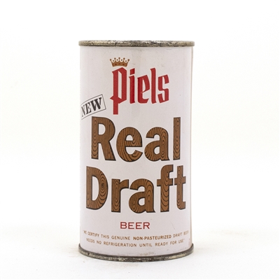 Piels Real Draft Flat Top Beer Can