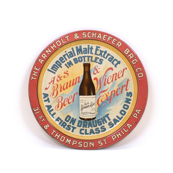 Arnholt & Schaefer Braun Beer Bottle Tip Tray