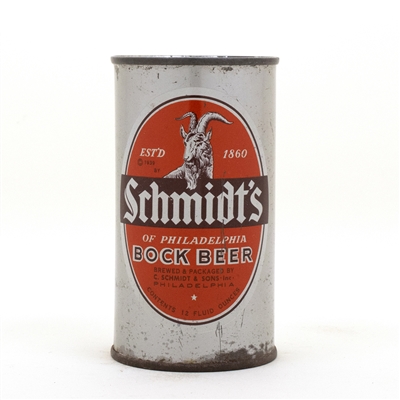 Schmidts Bock Flat Top Beer Can