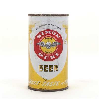Simon Pure Flat Top Beer Can
