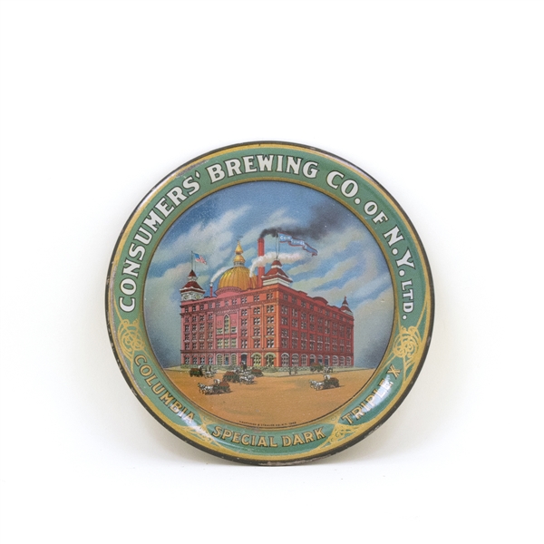 Consumer’s Brewing Factory Scene Tip Tray