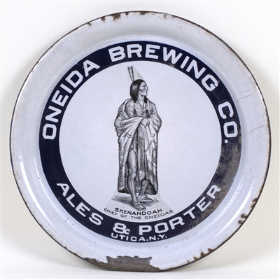 Oneida Brewing Co. 13-inch Pre-Prohibition Porcelain Serving Tray