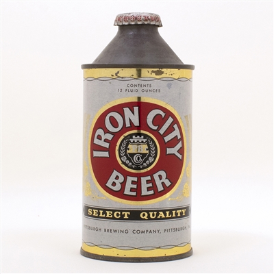 Iron City Select Quality Beer 170-01 Cone Top