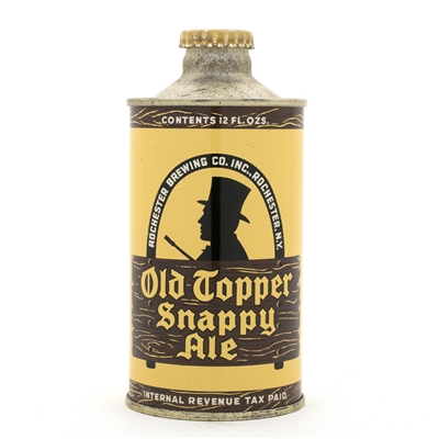Old Topper Snappy Ale J-Spout Cone Top