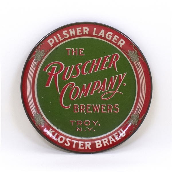 Ruscher Company Brewers Troy Tip Tray