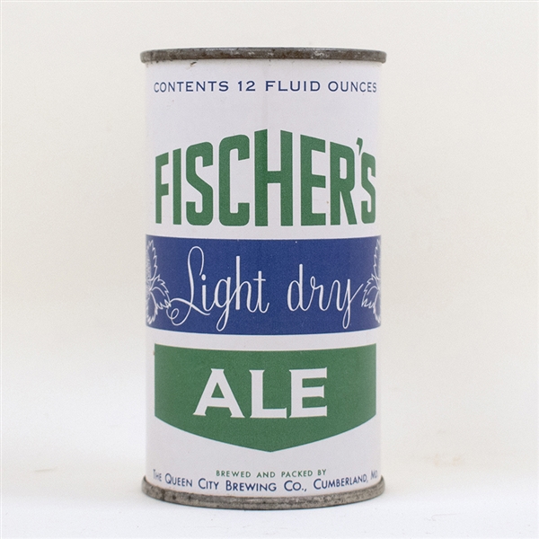 Fischers Light Dry Ale Flat Top Florida Lid