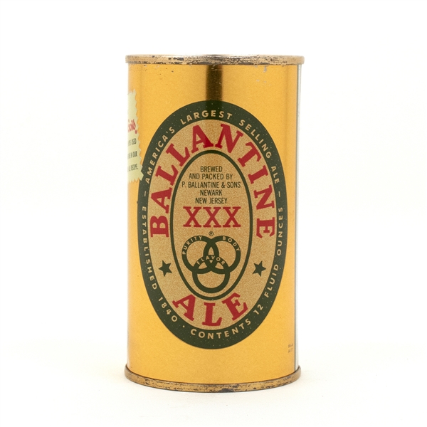 Ballantine Ale Brewers Gold Flat Top Beer Can