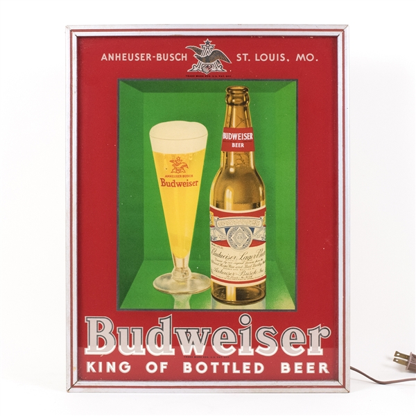Budweiser Beer RPG Lighted Box/Can Sign