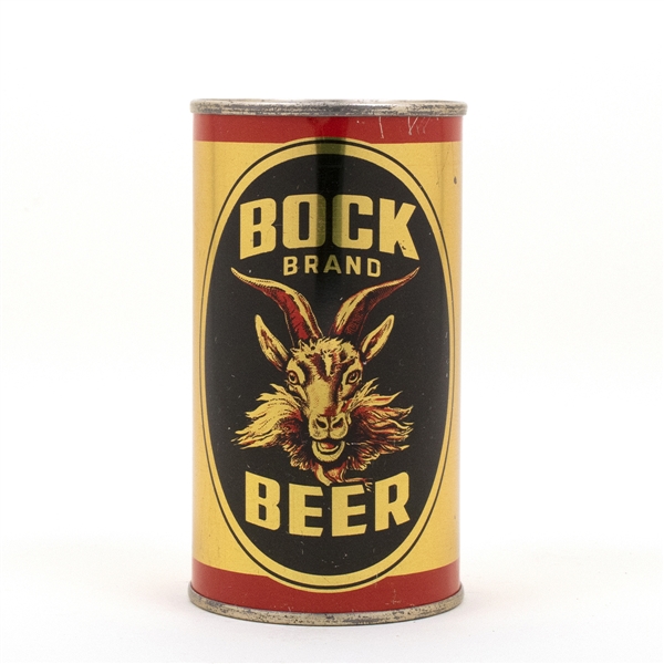 Bock Brand Flat Top Beer Can