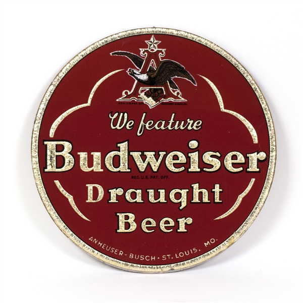 Budweiser Draught Beer Large RPG Sign