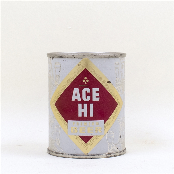 Ace Hi Beer 8 oz Flat Top Can Vanity Lid