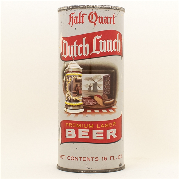 Dutch Lunch Beer Pint Flat Top Can