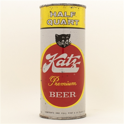 Katz Beer Half Quart Pint Flat Top Can
